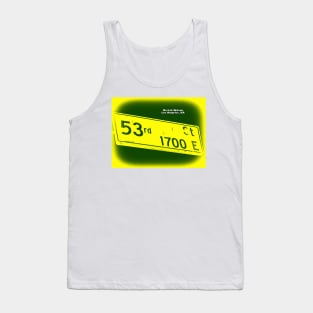 53rd Street, Los Angeles, California FUSEA INVERT by Mistah Wilson Photographic Print Tank Top